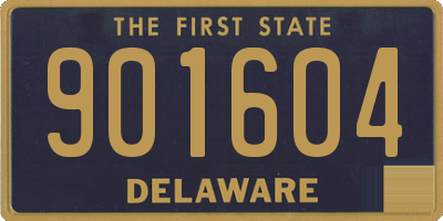 DE license plate 901604