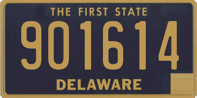 DE license plate 901614