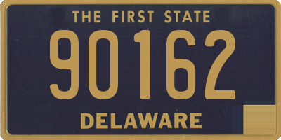 DE license plate 90162