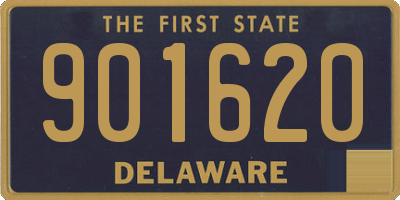 DE license plate 901620