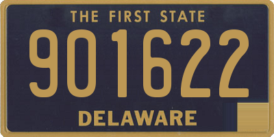 DE license plate 901622