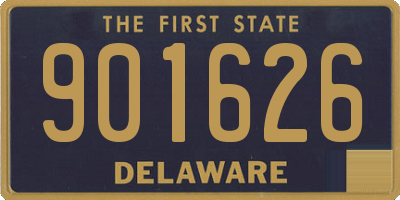 DE license plate 901626