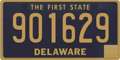 DE license plate 901629