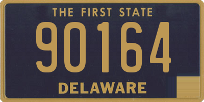 DE license plate 90164