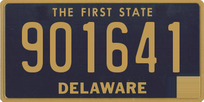 DE license plate 901641