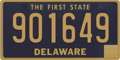 DE license plate 901649