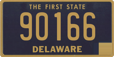 DE license plate 90166