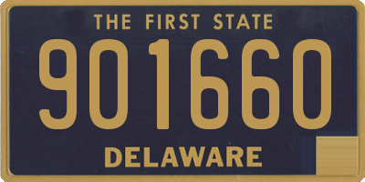 DE license plate 901660