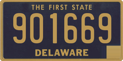 DE license plate 901669