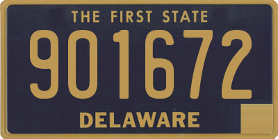 DE license plate 901672