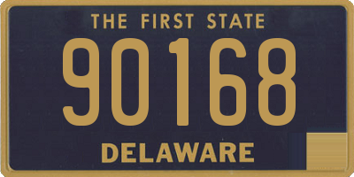 DE license plate 90168