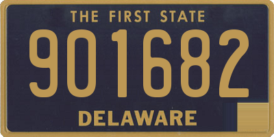 DE license plate 901682