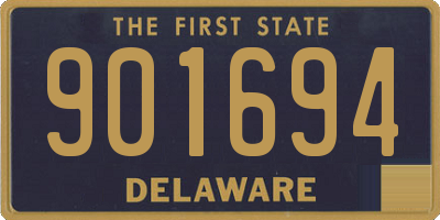 DE license plate 901694