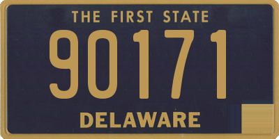DE license plate 90171