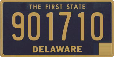 DE license plate 901710