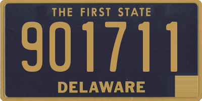 DE license plate 901711