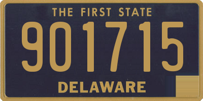 DE license plate 901715