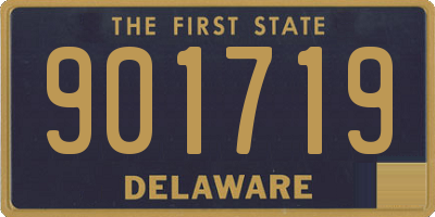 DE license plate 901719