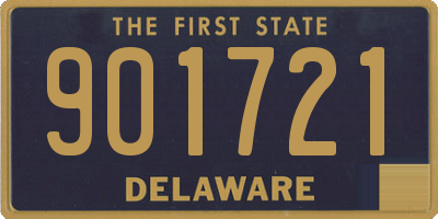DE license plate 901721