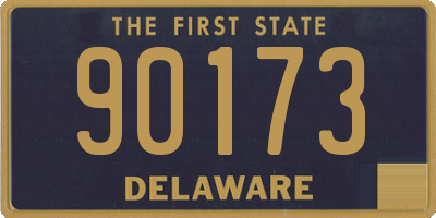 DE license plate 90173