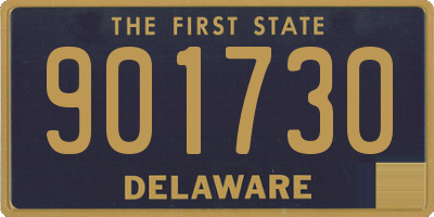 DE license plate 901730