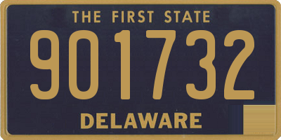 DE license plate 901732