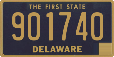 DE license plate 901740
