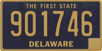 DE license plate 901746