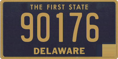 DE license plate 90176