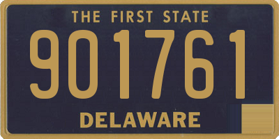 DE license plate 901761
