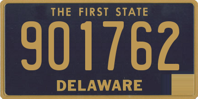 DE license plate 901762