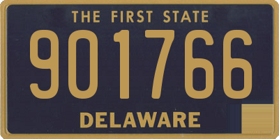 DE license plate 901766