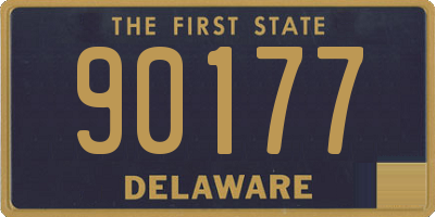 DE license plate 90177