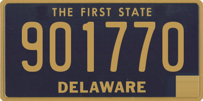 DE license plate 901770