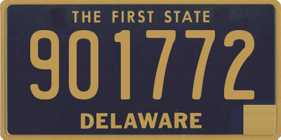 DE license plate 901772
