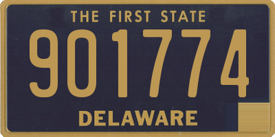 DE license plate 901774