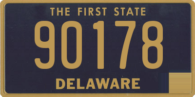 DE license plate 90178