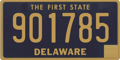 DE license plate 901785