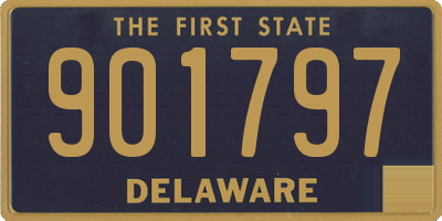 DE license plate 901797