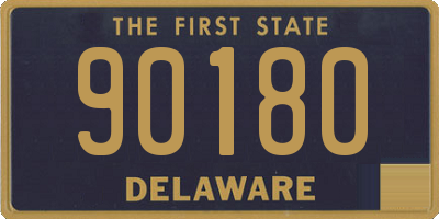 DE license plate 90180
