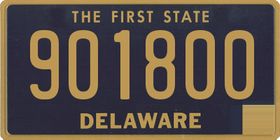 DE license plate 901800