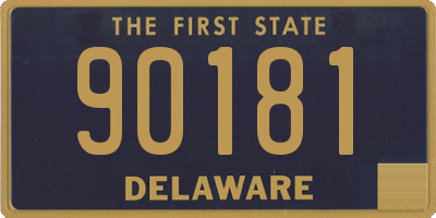 DE license plate 90181