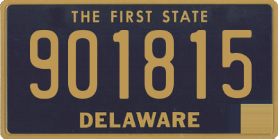 DE license plate 901815