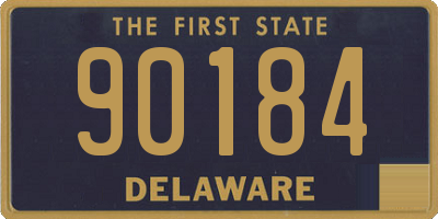 DE license plate 90184