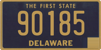 DE license plate 90185