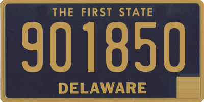 DE license plate 901850