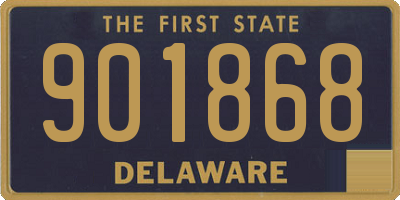 DE license plate 901868