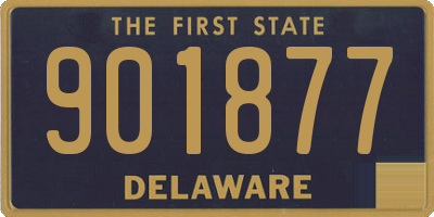 DE license plate 901877