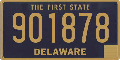 DE license plate 901878