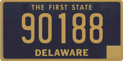 DE license plate 90188